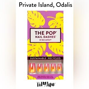 Red Aspen The Pop  Dashes
Private Island Odalis 
Short coffin ombré holo b6f